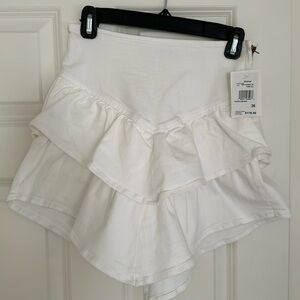 NWT Mother "the ruffle mini skirt"
